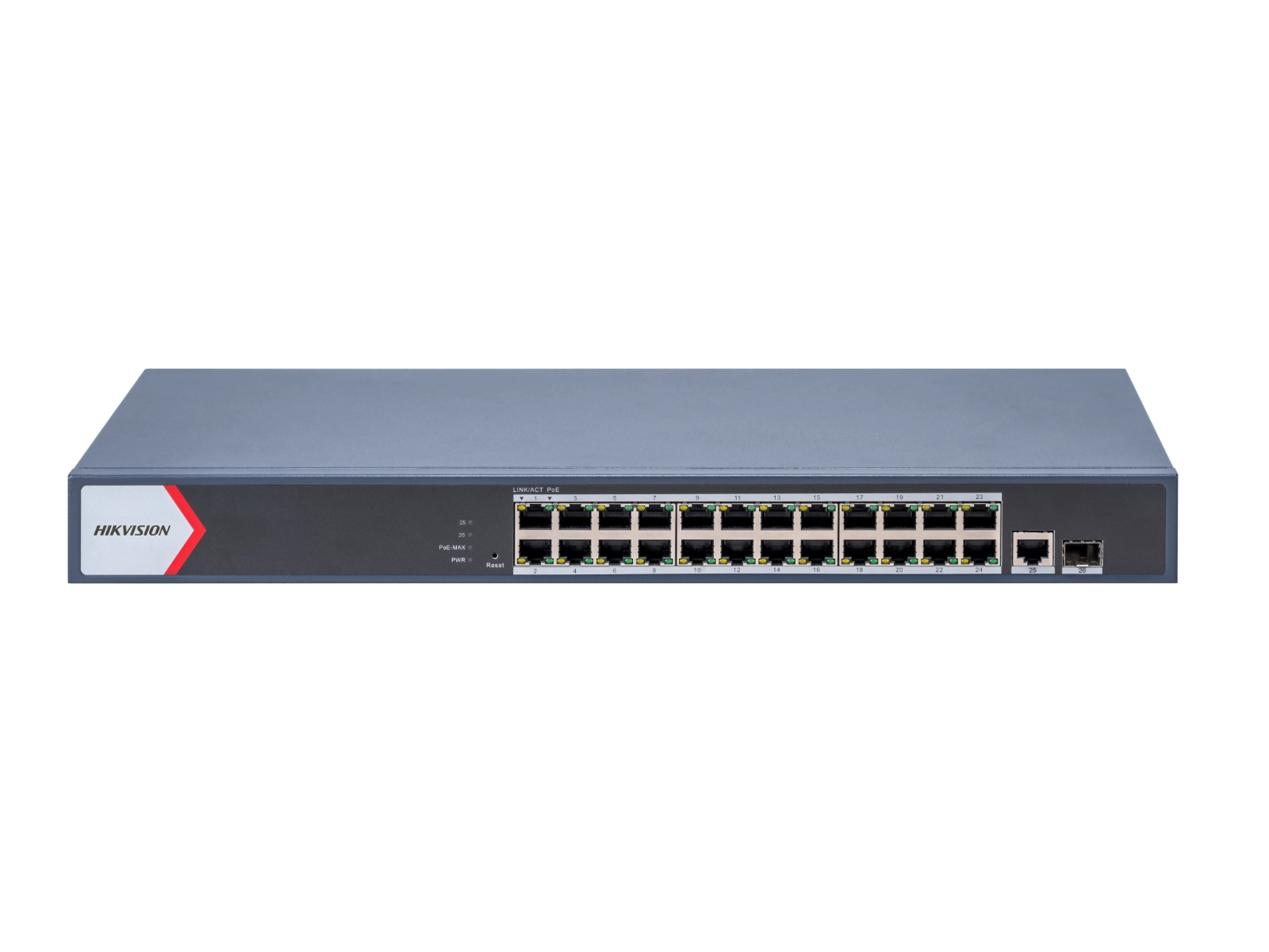 [DS-3E1526P-EI] Hikvision 24-Port Smart PoE Switch