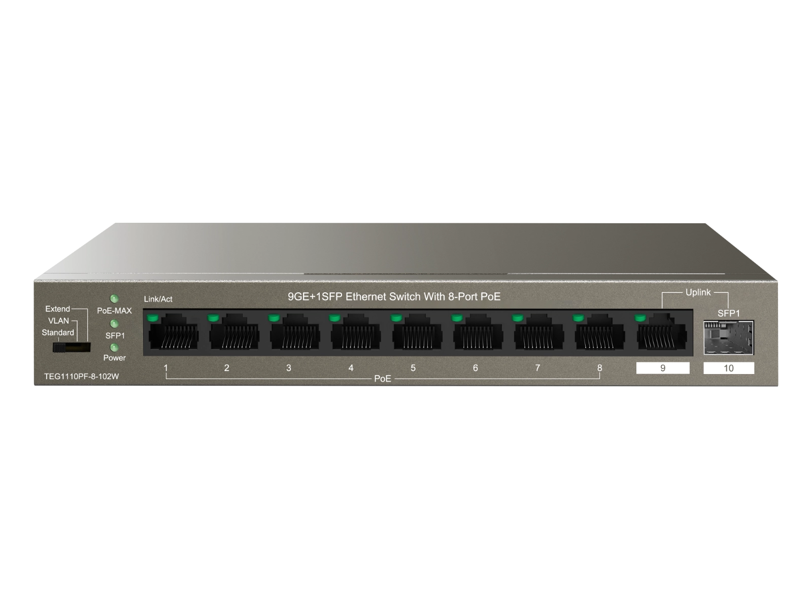 Tenda 8-Port PoE Switch