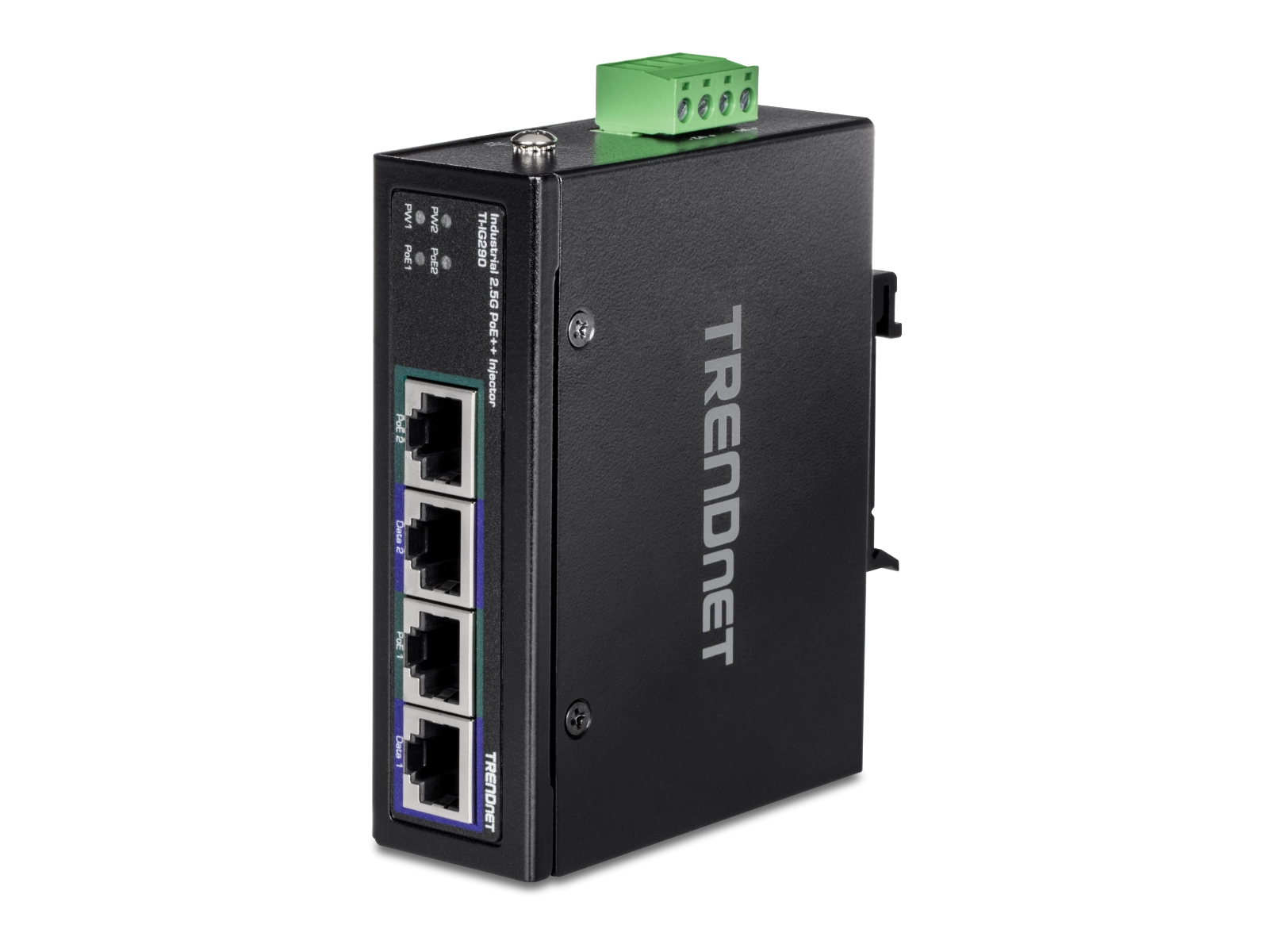 [TI-IG290] TRENDnet Industrial 2-Port 2.5G PoE++ Injector
