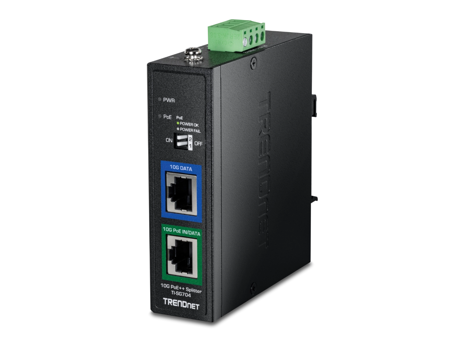 TRENDnet Industrial 10G PoE++ Splitter